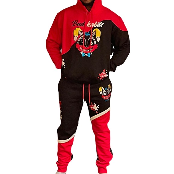 Other - Hoodie Bad Habit Fleece Set